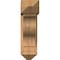 Ekena Millwork Funston Arts and Crafts Smooth Bracket w/ Offset Brace, Western Red Cedar, 7 1/2"W x 22"D x 26"H BKT0806X22X26FST03SWR - alternate 2